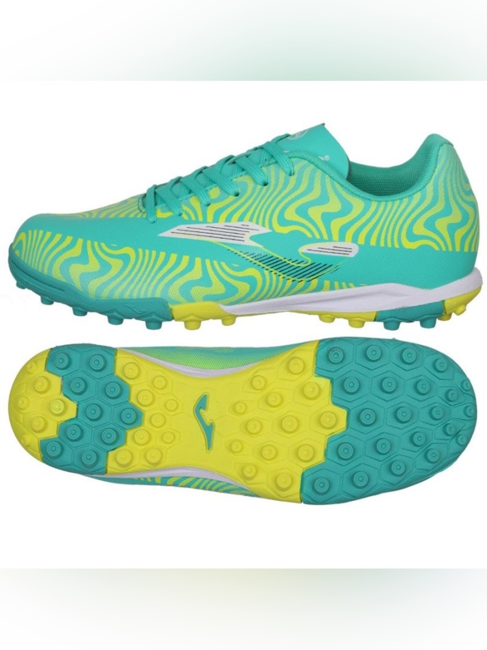 Joma Evolution 2415 EVOW2415AG Men's Indoor Football Boots Turquoise